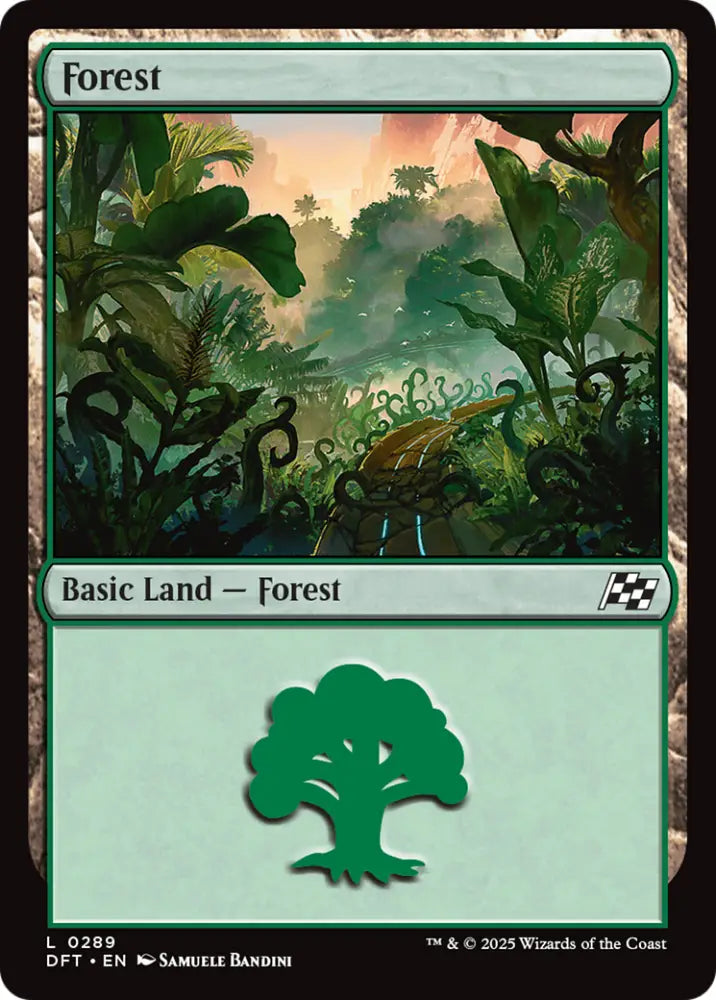 Forest (0289) [Aetherdrift] - MTG Single