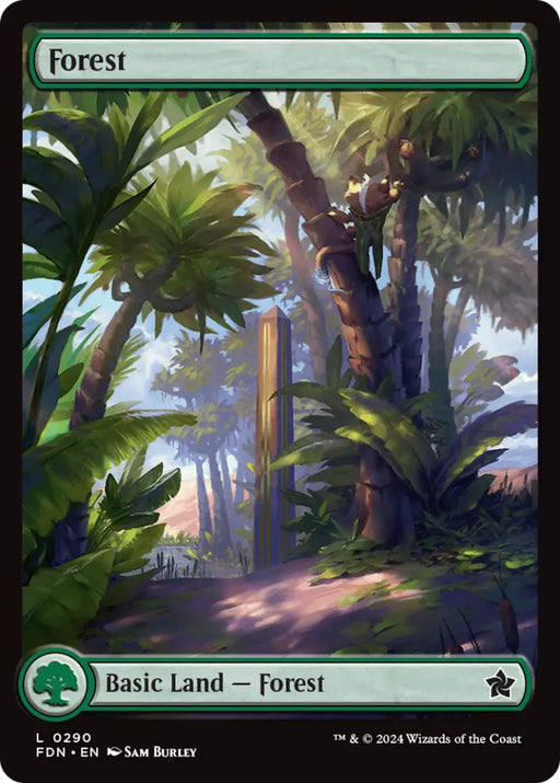Forest (0290) [Foundations] - MTG Single