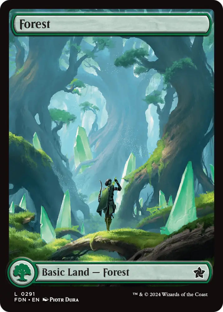 Forest (0291) [Foundations] - MTG Single