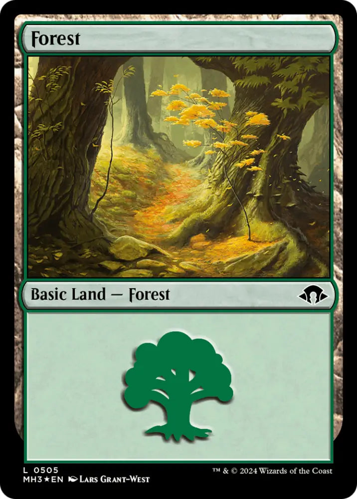 Forest (0505) (Ripple Foil) [Modern Horizons 3] - MTG Single