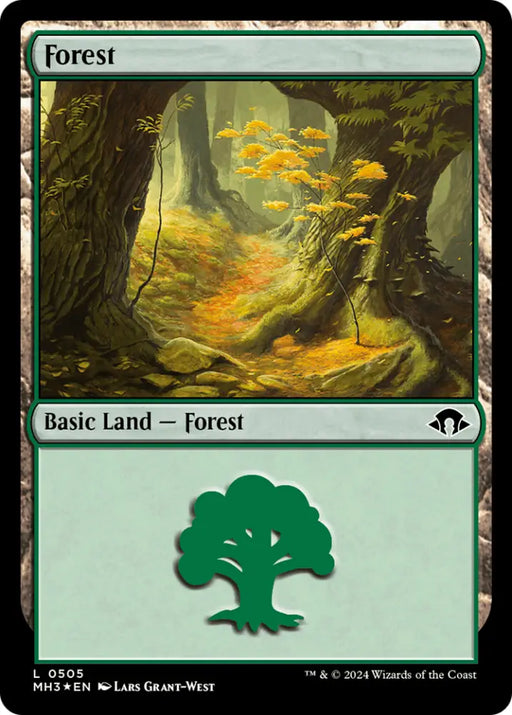 Forest (0505) (Ripple Foil) [Modern Horizons 3] - MTG Single