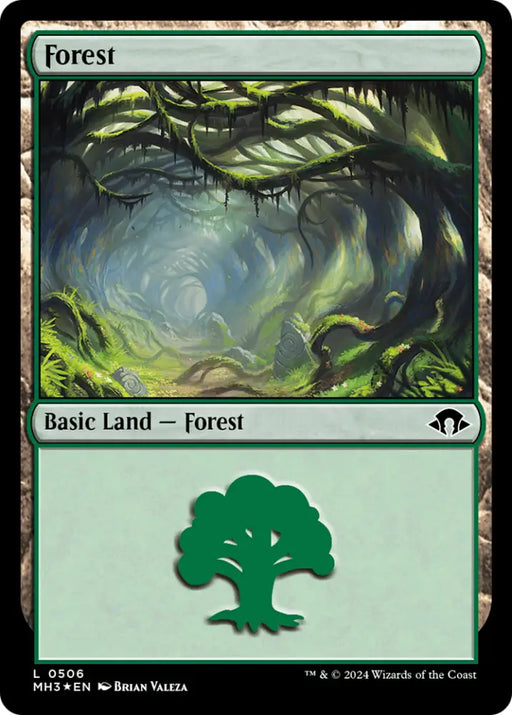Forest (0506) (Ripple Foil) [Modern Horizons 3] - MTG Single