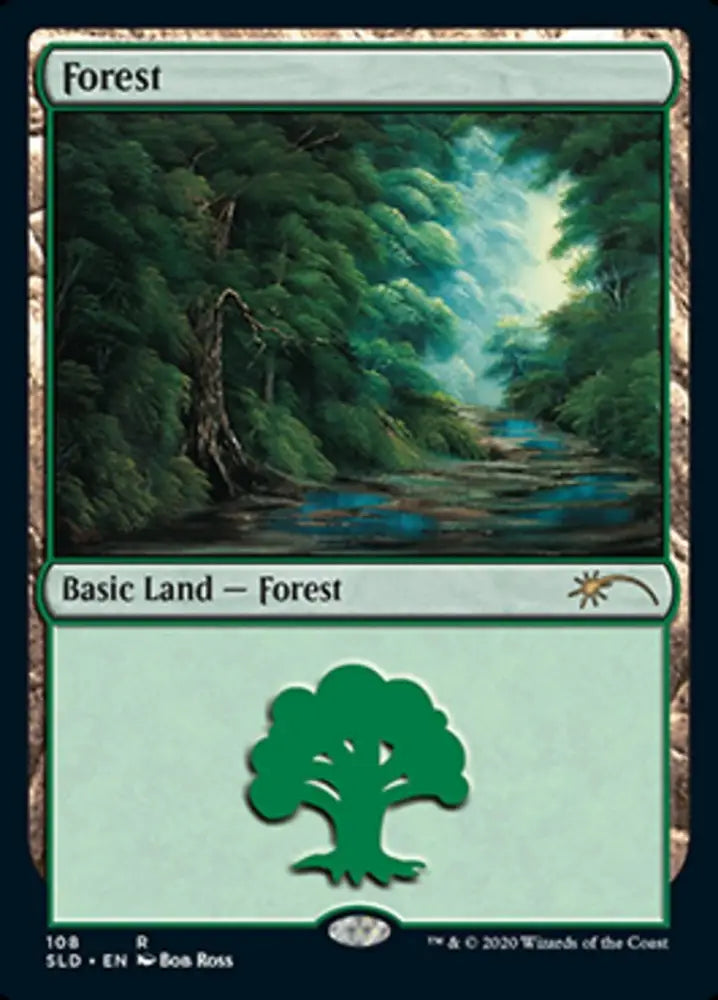 Forest (108) [Secret Lair Drop Series] - MTG Single