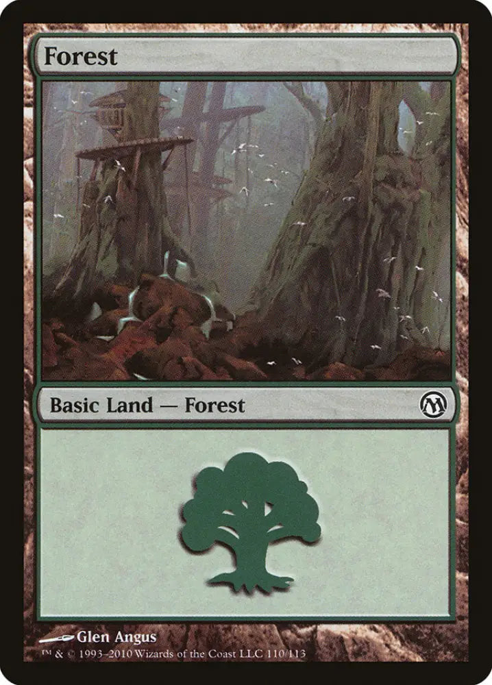 Forest (110) [Duels of the Planeswalkers] - MTG Single
