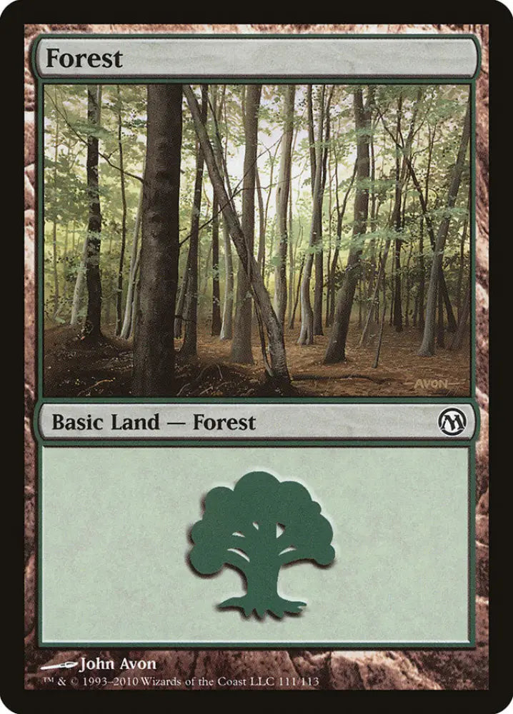 Forest (111) [Duels of the Planeswalkers] - MTG Single