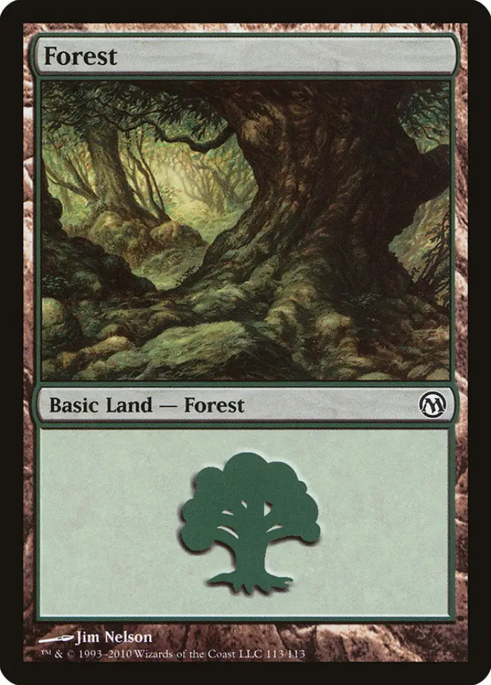 Forest (113) [Duels of the Planeswalkers] - MTG Single