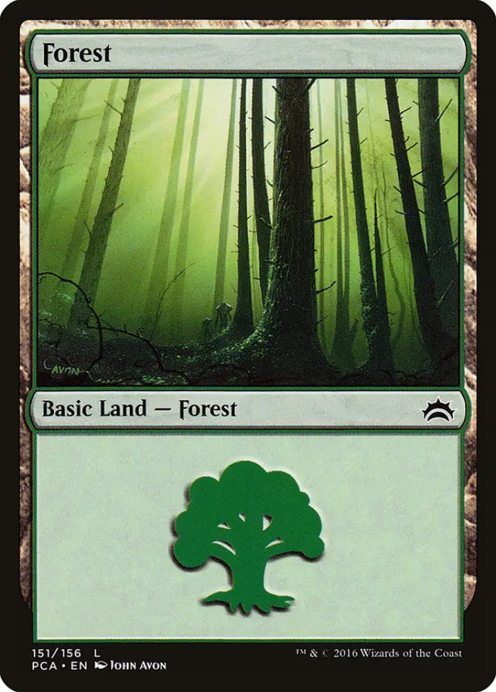 Forest (151) [Planechase Anthology] - MTG Single