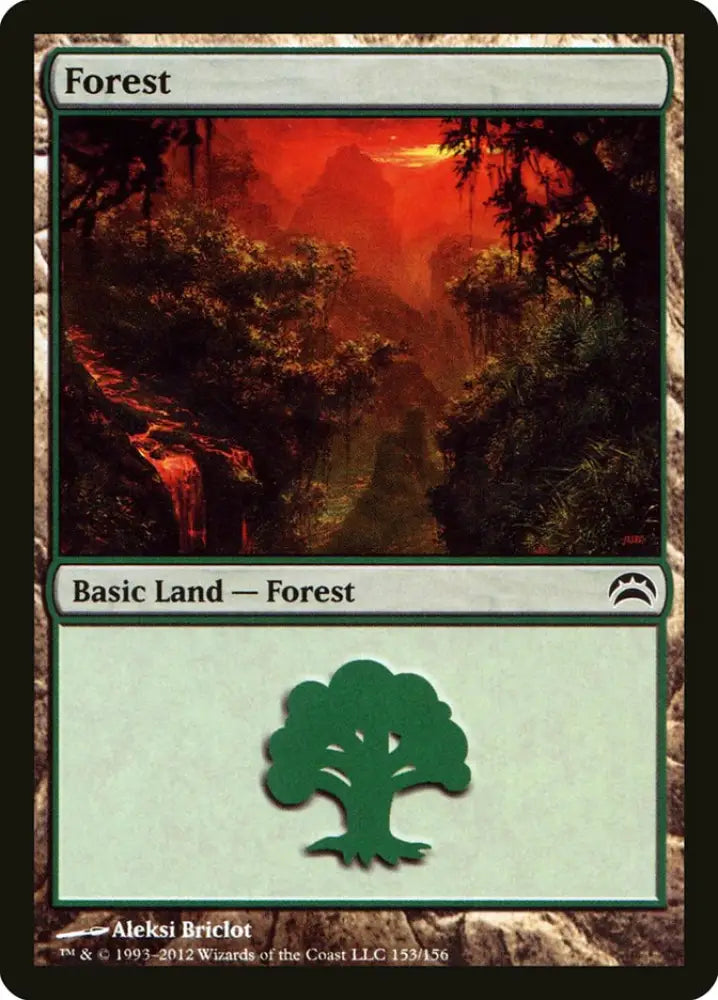 Forest (153) [Planechase 2012] - MTG Single