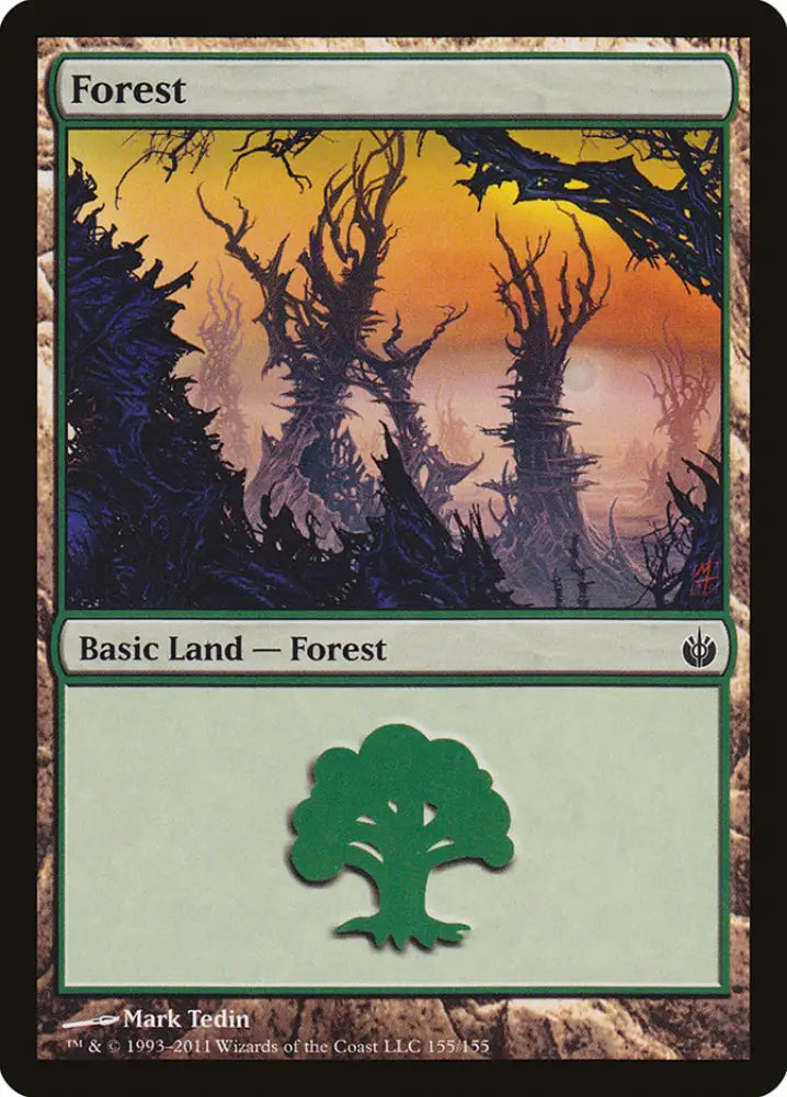 Forest (155) [Mirrodin Besieged] - MTG Single