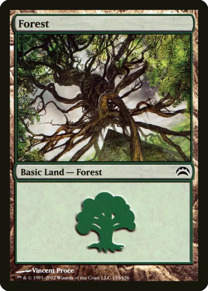 Forest (155) [Planechase 2012] - MTG Single