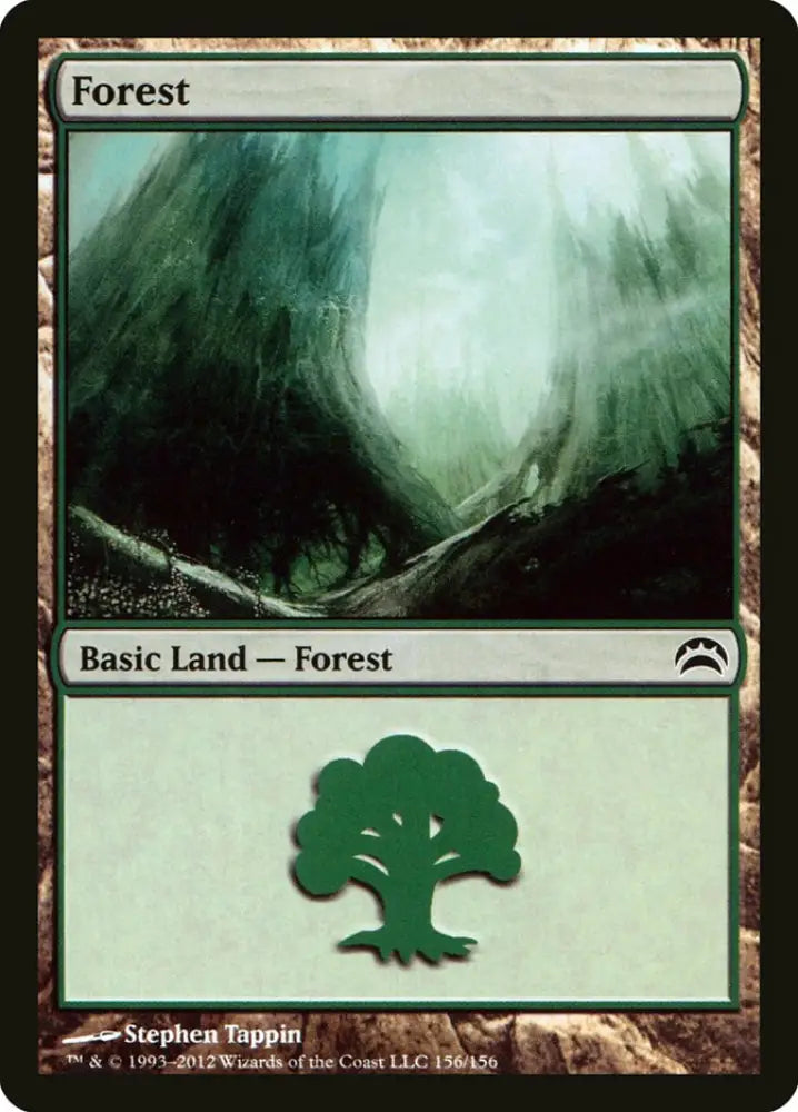 Forest (156) [Planechase 2012] - MTG Single