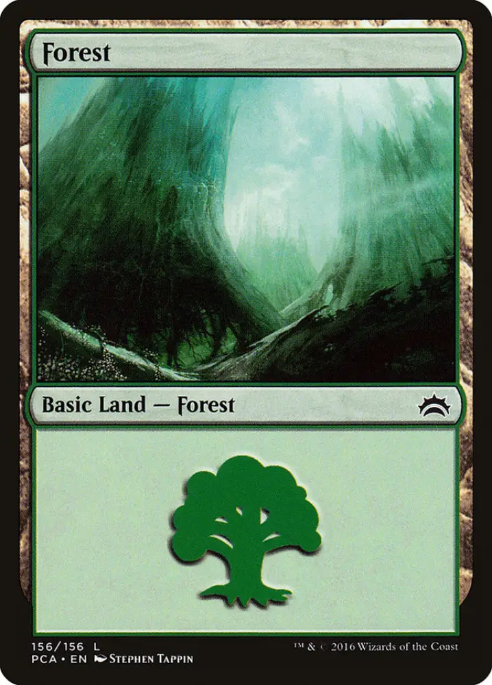 Forest (156) [Planechase Anthology] - MTG Single