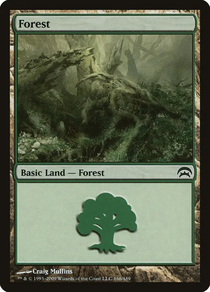 Forest (166) [Planechase] - MTG Single