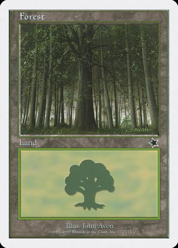 Forest (172) [Starter 1999] - MTG Single