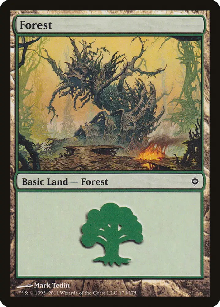 Forest (174) [New Phyrexia] - MTG Single
