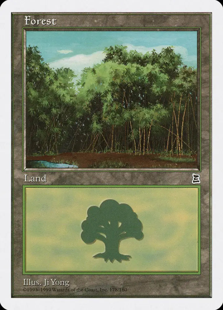 Forest (178) [Portal Three Kingdoms] - MTG Single