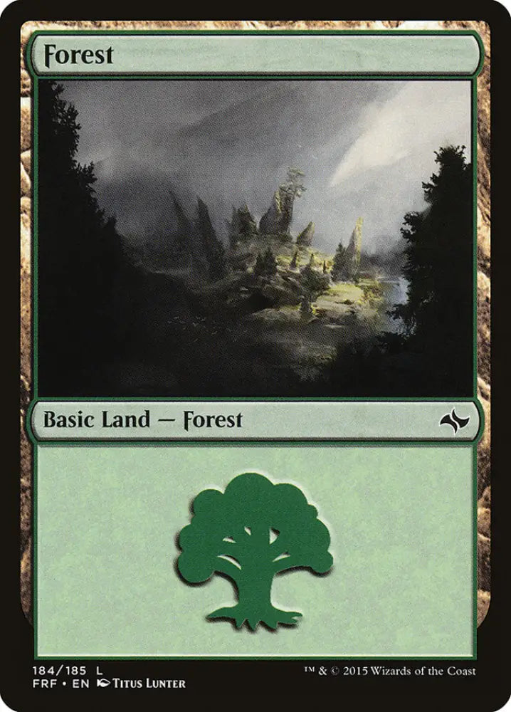 Forest (184) [Fate Reforged] - MTG Single