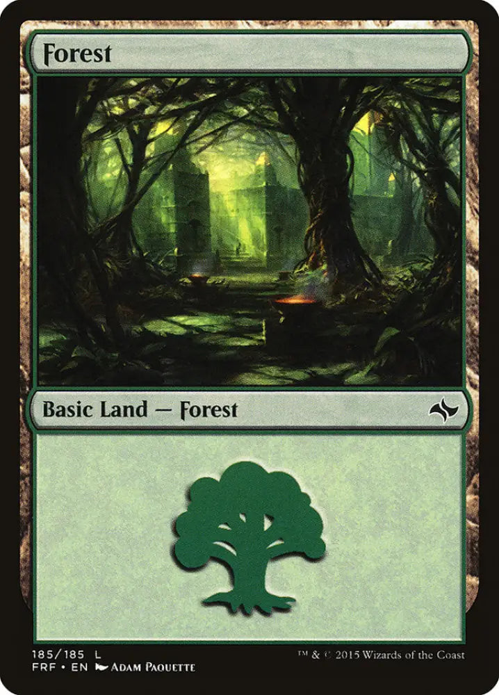 Forest (185) [Fate Reforged] - MTG Single