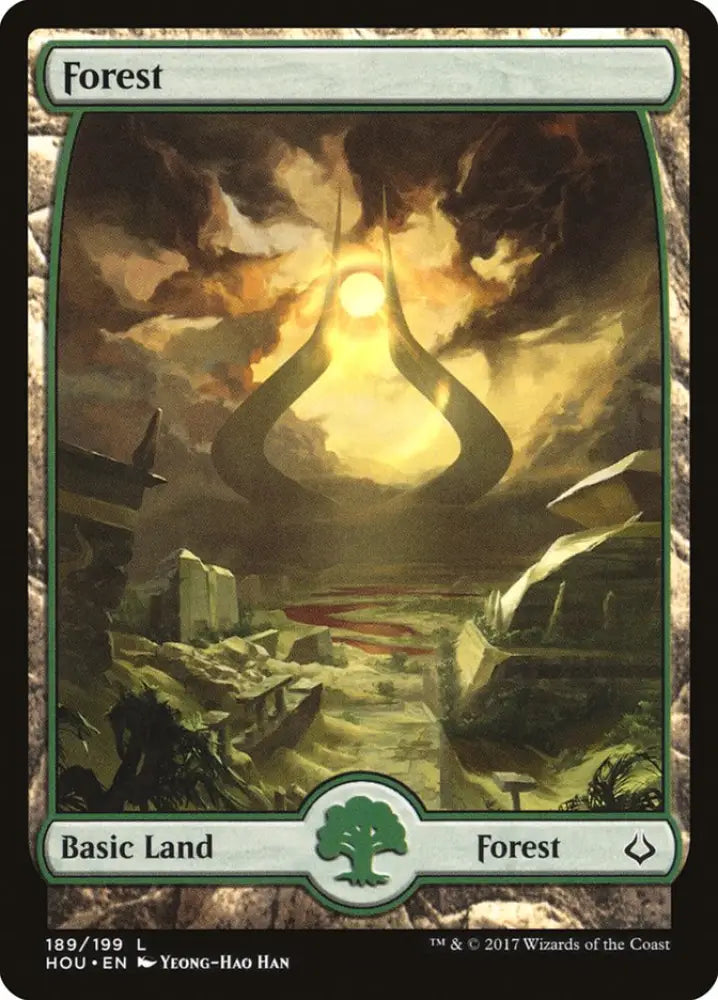 Forest (189) [Hour of Devastation] - MTG Single