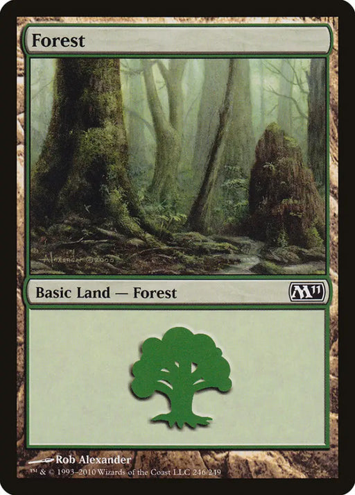 Forest (246) [Magic 2011] - MTG Single