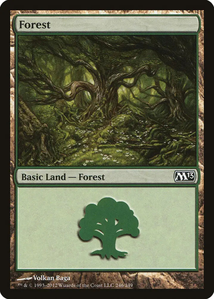 Forest (246) [Magic 2013] - MTG Single