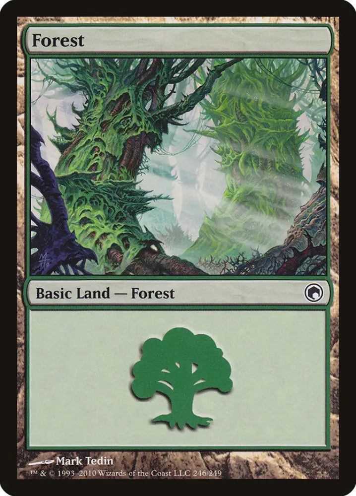 Forest (246) [Scars of Mirrodin] - MTG Single
