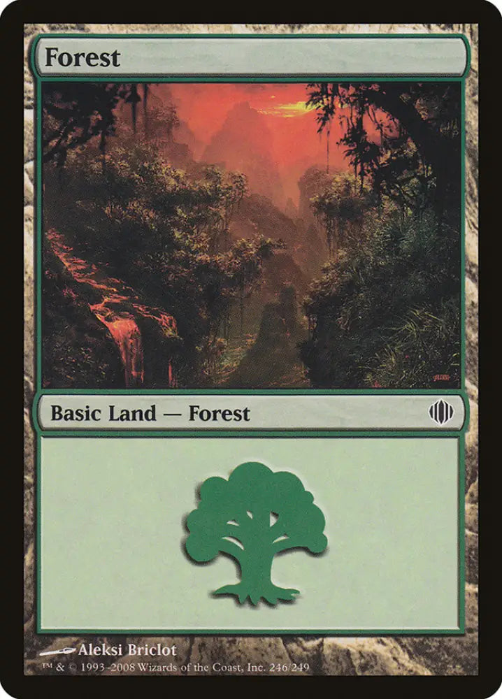 Forest (246) [Shards of Alara] - MTG Single