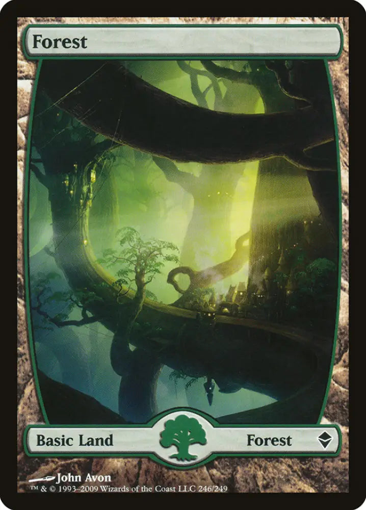 Forest (246) [Zendikar] - MTG Single