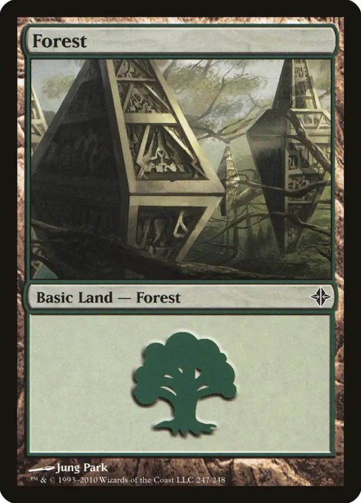 Forest (247) [Rise of the Eldrazi] - MTG Single