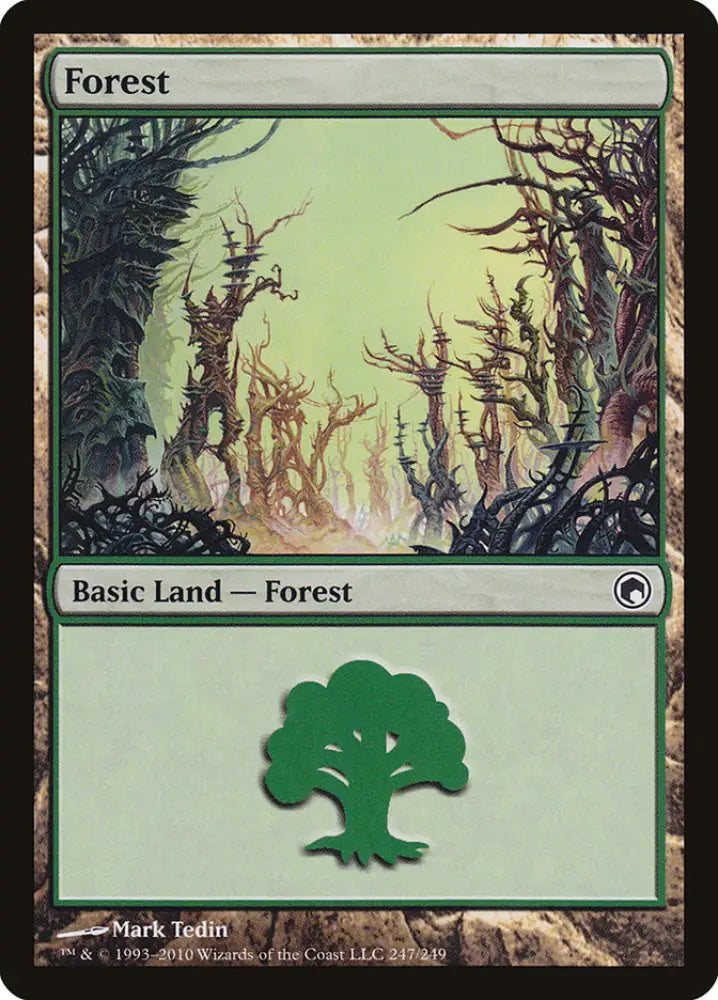 Forest (247) [Scars of Mirrodin] - MTG Single