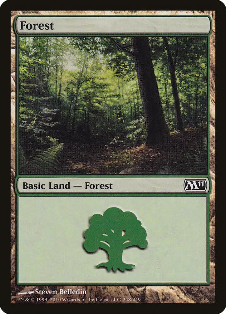 Forest (248) [Magic 2011] - MTG Single