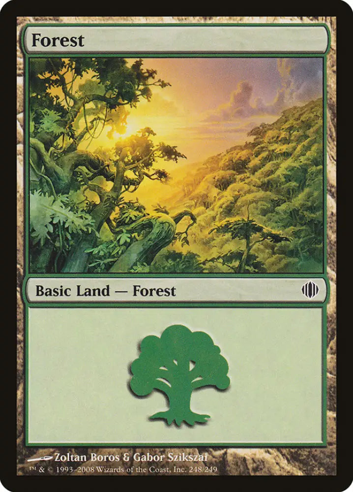 Forest (248) [Shards of Alara] - MTG Single