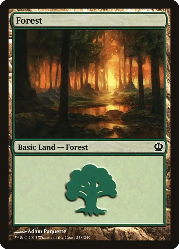 Forest (248) [Theros] - MTG Single