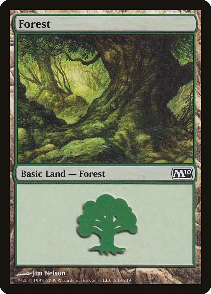 Forest (249) [Magic 2010] - MTG Single