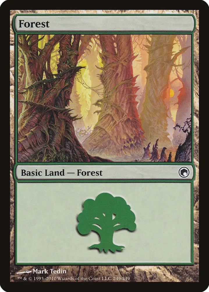 Forest (249) [Scars of Mirrodin] - MTG Single
