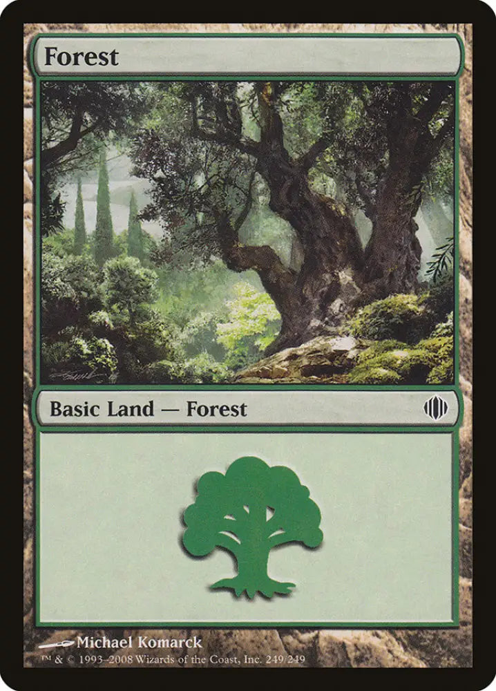 Forest (249) [Shards of Alara] - MTG Single