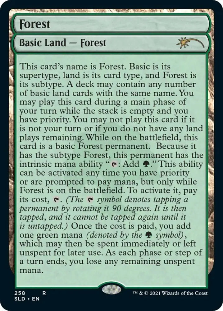Forest (258) [Secret Lair Drop Series] - MTG Single