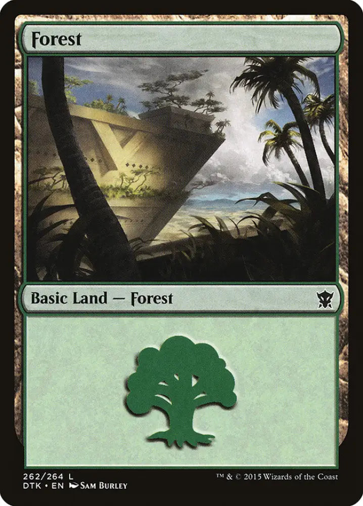 Forest (262) [Dragons of Tarkir] - MTG Single