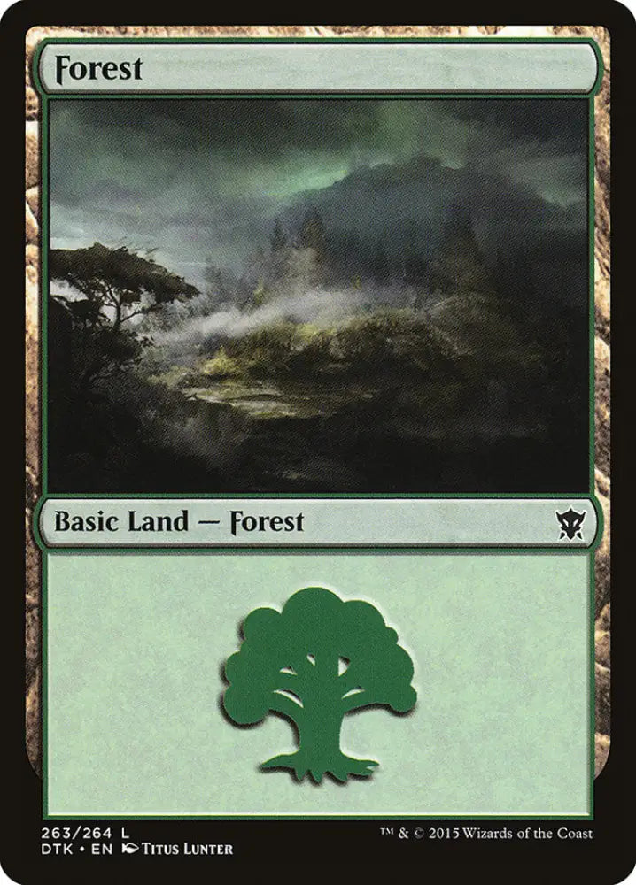 Forest (263) [Dragons of Tarkir] - MTG Single