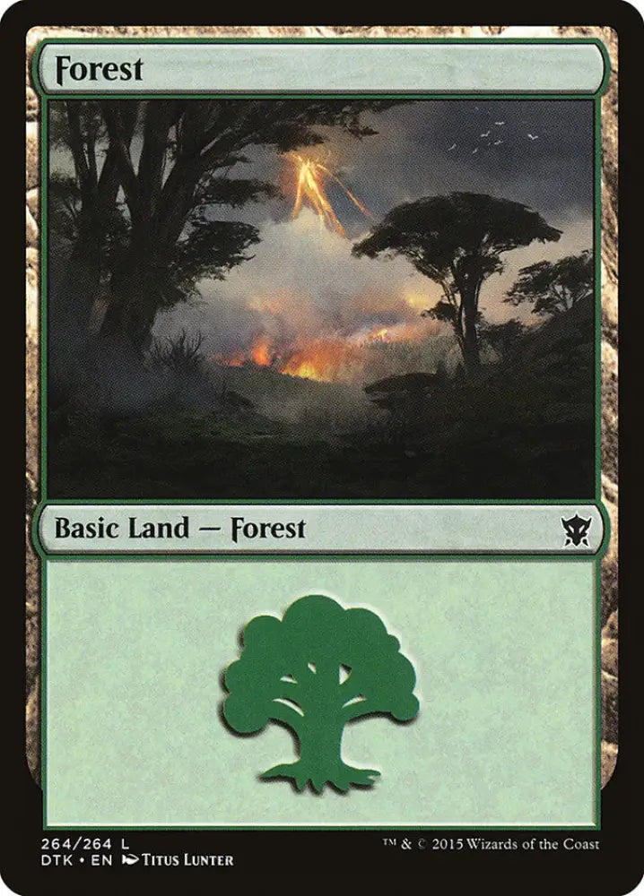 Forest (264) [Dragons of Tarkir] - MTG Single