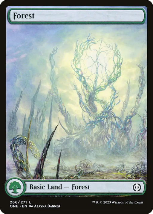 Forest (266) (Full-Art) [Phyrexia: All Will Be One] - MTG Single