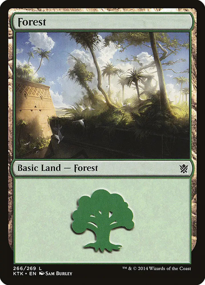 Forest (266) [Khans of Tarkir] - MTG Single