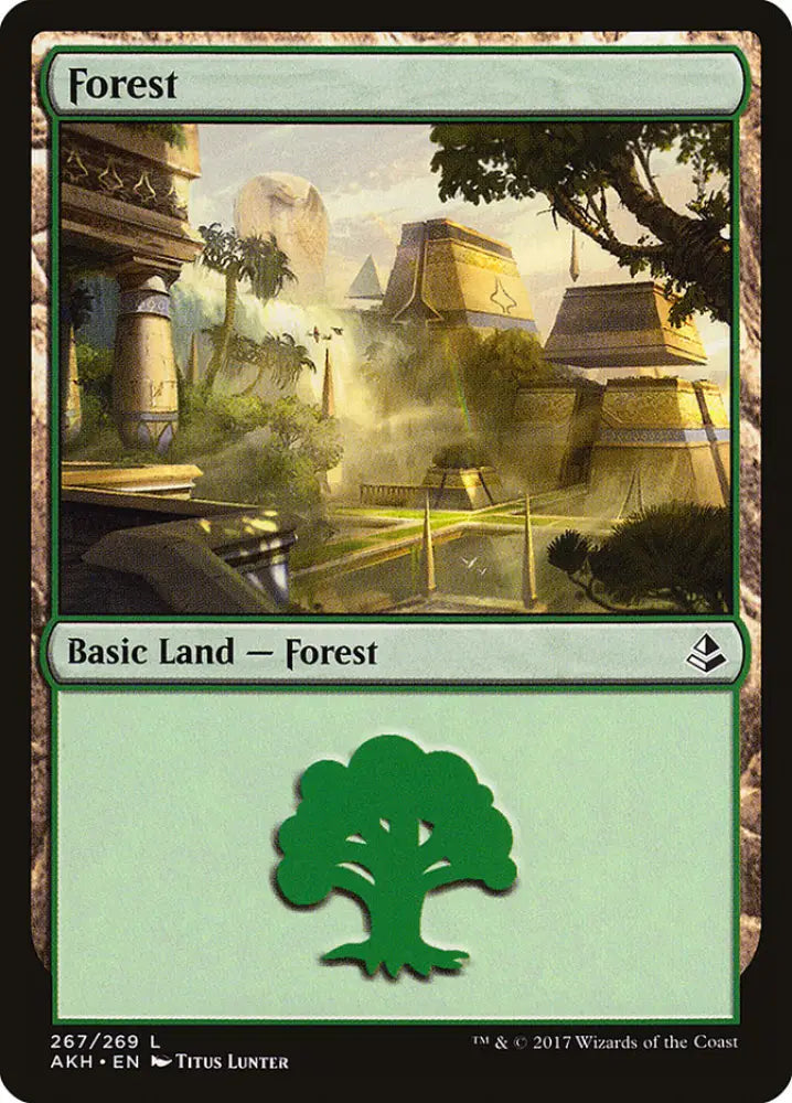 Forest (267) [Amonkhet] - MTG Single