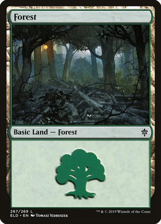 Forest (267) [Throne of Eldraine] - MTG Single
