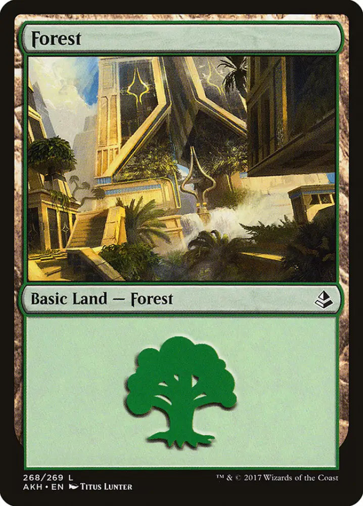 Forest (268) [Amonkhet] - MTG Single