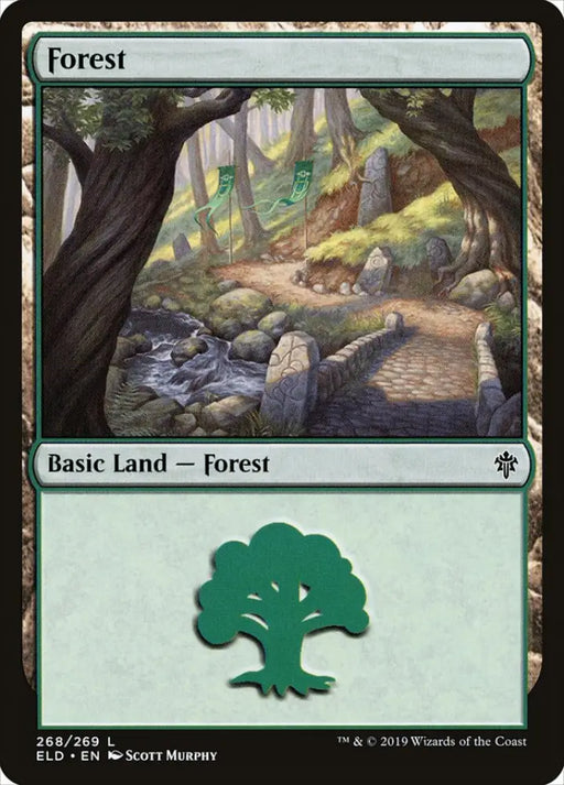 Forest (268) [Throne of Eldraine] - MTG Single