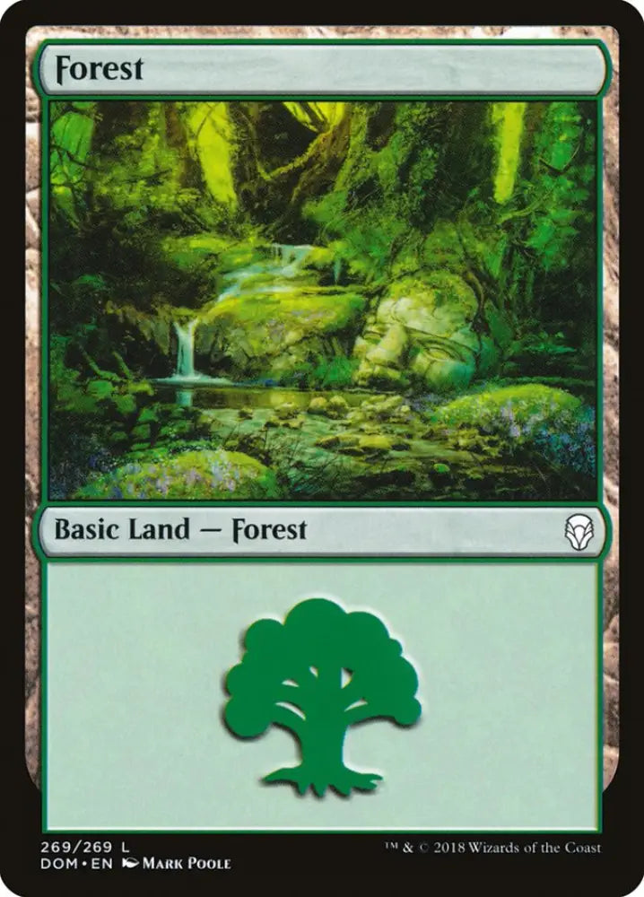 Forest (269) [Dominaria] - MTG Single