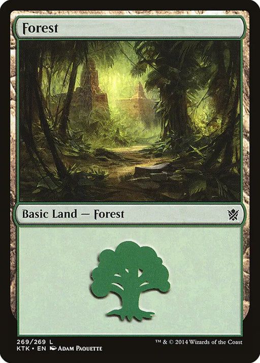 Forest (269) [Khans of Tarkir] - MTG Single