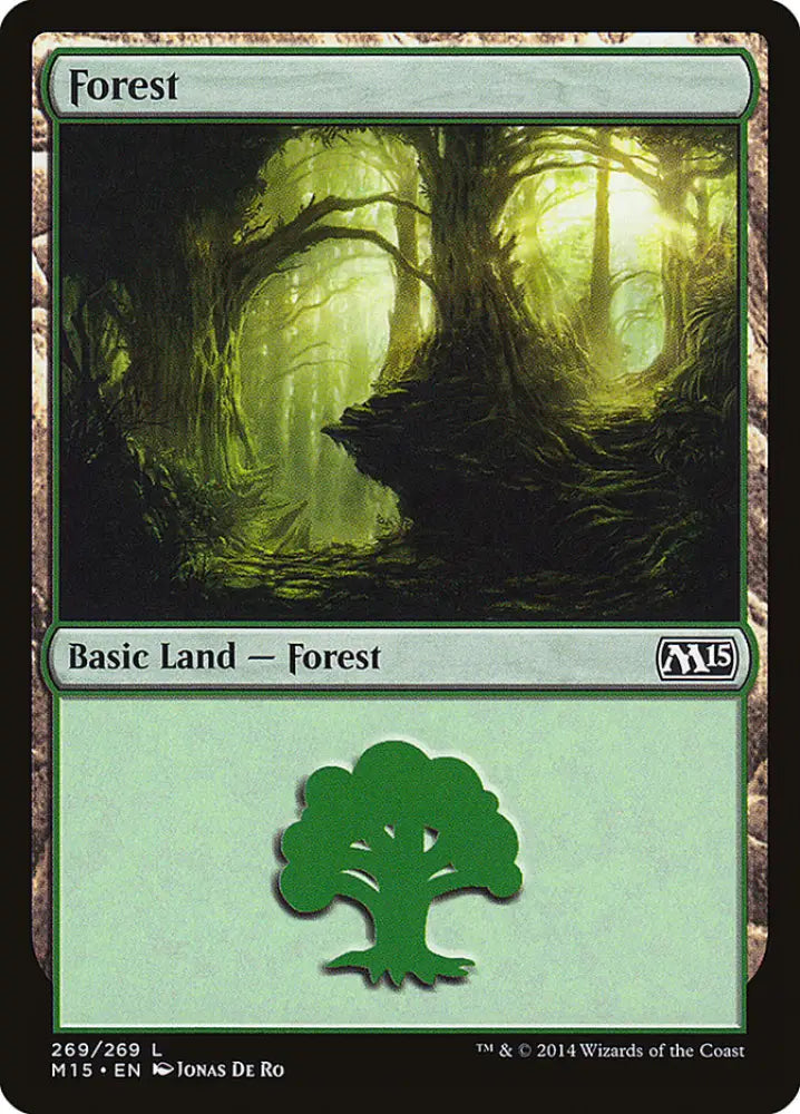 Forest (269) [Magic 2015] - MTG Single