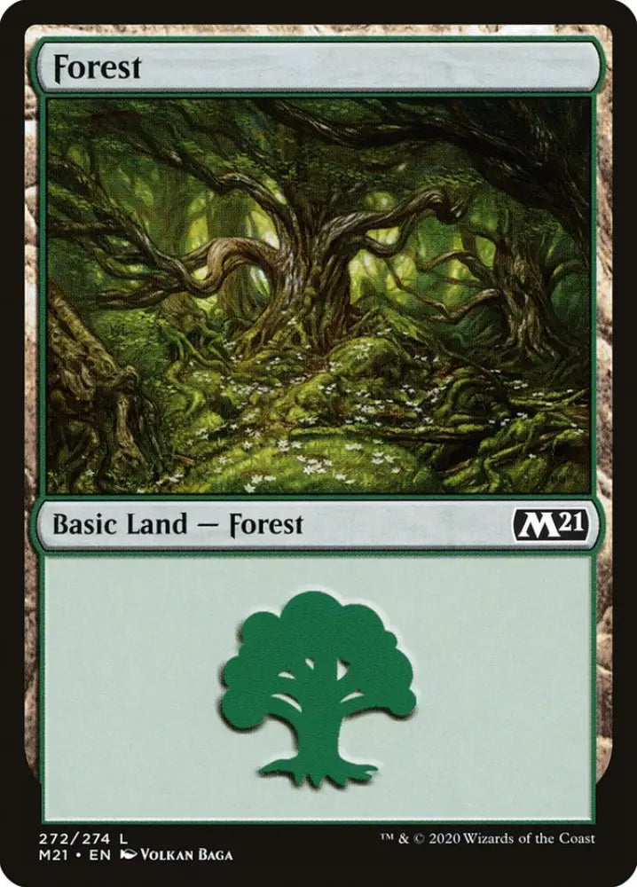 Forest (272) [Core Set 2021] - MTG Single